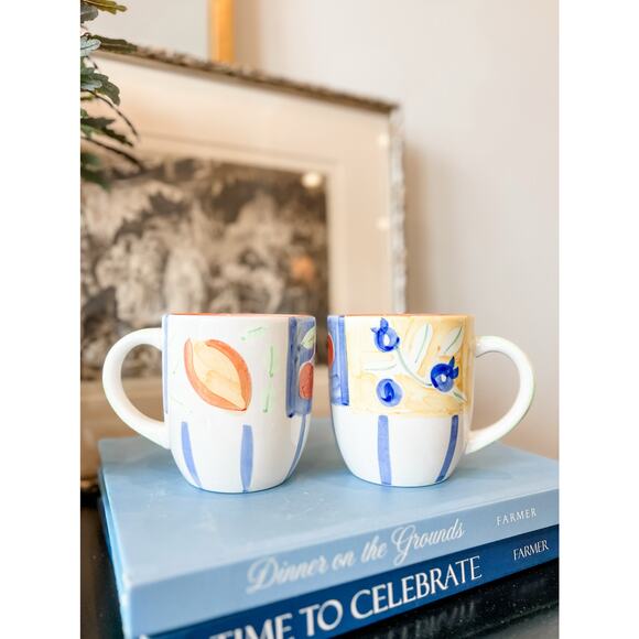 Set of 2 Frutta D’Amore by BELLA Mugs – 4” – Made in China – Excellent Condition - Picture 5 of 6